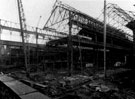English Steel Corporation, River Don Works, Brightside Lane. Main block work in progress