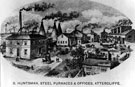View: s09912 Benjamin Huntsman Ltd., Worksop Road, around 1850