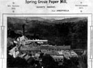 Spring Grove Paper Mill (Peter Dixon's), Oughtibridge