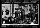 Ammonia compressors, Sheffield and Ecclesall Co-operative Society Ltd., New Model Dairy, Archer Road, Millhouses