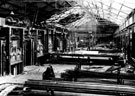 View: s10010 Repair work on Hardening Shop roof at W. T. Flather Ltd., Standard Steel Works, Sheffield Road, Tinsley