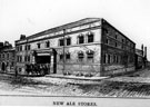New Ale Stores, Moorhead Brewery, Thomas Berry and Co. Ltd., Furnival Street, at junction of Union Lane