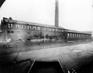 View from Effingham Road of Thomas W. Ward Ltd., Albion Works, Savile Street