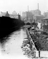 Construction of building at the side of the River Don between Lady's Bridge and Blonk Street