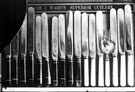 Cutlery patterns of William J. Ward's