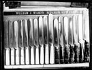 Cutlery patterns of William J. Ward's