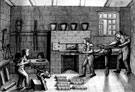 Silver-plate manufacture, Old Sheffield Plate Method Silver-plate manufacture, Old Sheffield Plate Method