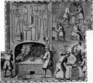 Silversmiths workshop in 1679