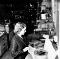 Miss Hollan packing silverware at Atkin Brothers, silversmiths, Truro Works, Matilda Street