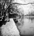 View: s10350 Winter at Endcliffe Wheel bathing dam, Endcliffe Park
