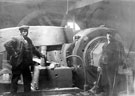 View: s10471 Old Helve-Hammer at Thomas Firth and Sons Ltd., Clay Wheel Forge, Wadsley Bridge, River Don, around the turn of the century