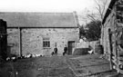 View: s10483 The yard of the rear of the old Plough Inn, Sandygate Road. These were used as stables and a smithy
