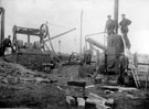 Construction of the second Beighton Colliery shaft