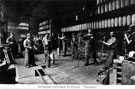 View: s10803 Steel Industry, interior crucible furnace 'teeming', Thos. Firth and Sons Ltd., Norfolk Works, Savile Street