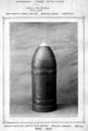 Shell (photograph took after firing), made by Thomas Firth and Sons Ltd.