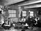 Interior of a tailor's workroom