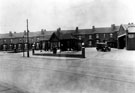 Queen's Road petrol station, Rt. John Smith and Son, Edmund Road in background