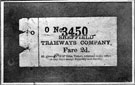 Sheffield Tramways Co., 2d. fare ticket