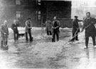 Royal Infirmary, Infirmary Road, clearing snow, 1931-34