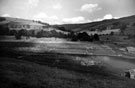 Ruins of Derwent Village, Ladybower Reservoir, revealed by the drought of 1949