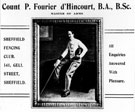Count P. Fourier d'Hincourt, Master of Arms Count P. Fourier d'Hincourt, Master of Arms