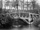 Footbridge over the lake, Weston Park