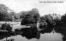 Lake and fountain, Weston Park 