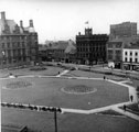 St. Paul's Gardens, later became known as Peace Gardens, Cheney Row and Norfolk Street in background
