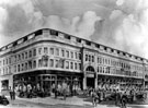 Brightside and Carbrook Co-operative Society Ltd., City Stores, Exchange Street, Final Development, Waingate, left Brightside and Carbrook Co-operative Society Ltd., City Stores, Exchange Street, Final Development, Waingate, left