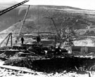 Ladybower Reservoir under construction Ladybower Reservoir under construction
