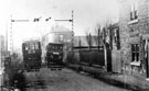 Retford Road, 'Underwood' Motor Bus and 'Corporation' Motor Bus, Woodhouse Mill