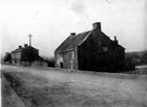 Handsworth Road, Benjamin Huntsman's Cottage, in background, left