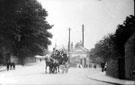 Manchester Road looking towards junction with Lydgate Lane (on left), Crosspool