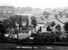 Low Bradfield from New Road. Smithy, left, in foreground
