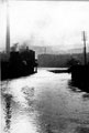 Looking towards Burton Weir, River Don with Davy Brothers Ltd., Park Iron Works left