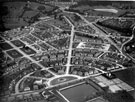 Aerial View - Longley Estate showing Sheffield Corporation Moonshine Reservoir, Moonshine Lane, Herries Road, Longley North Council School