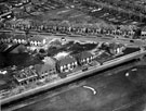 Aerial view -  Greenhill Estate, Greenhill Main Road, foreground, Greenhill Avenue, centre, Robert Road, rear