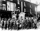 City Engineers' Workers with Road Surfacing Equipment on 12 O'Clock Street, between Savile Street and Attercliffe Road