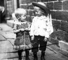 Children of the Oates Family, probably Frank and Alfred at Owlerton Green
