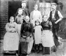 Family group at Attercliffe related to Mr. Johnson who donated the photograph
