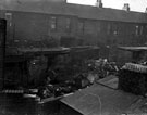 View of scrap metal from a bedroom window, Amberley Road