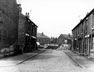 Amberley Place after demolition of property on Attercliffe Common. Berkeley Street between South Yorkshire District Laundry Receiving Depot and Bendix Launderette