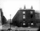 Junction of Blue Boy Street and Allen Street looking towards Shepherd Street, side of United Methodist Sunday school on extreme left