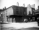 View: s12947 Allen Street at the junction of Meadow Street, former premises of George Fretwell Hudson Nos. 23 - 25 Meadow Street (moved to 72-76 Meadow Street).