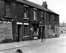 Rose Skillington's grocery and off license, Alfred Road with Fell Street extreme right