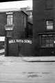 No. 92 Arundel Street - frontage to Wall, Kay and Sons, cutlery manufacturers, showing rear of No 47 Eyre Lane