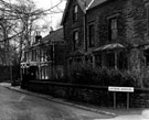 Ashlands, foreground, Richmond Villas, rear, Antrim Avenue, Broomhall (road was previously called Richmond Avenue), from Park Lane