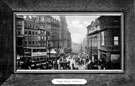 Angel Street and Market Place showing Fitzalan Market Hall on right