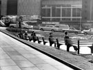 Angel Street showing newly constructed garden, ABC Cinema (later became Cannon Cinema) in background Angel Street showing newly constructed garden, ABC Cinema (later became Cannon Cinema) in background
