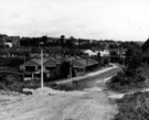 Norton Hammer, Auckley Road, foreground, Little London Road, centre, Furniture Works, left, railway bridge, bridge over River Sheaf and Abbey Glen Laundry in background